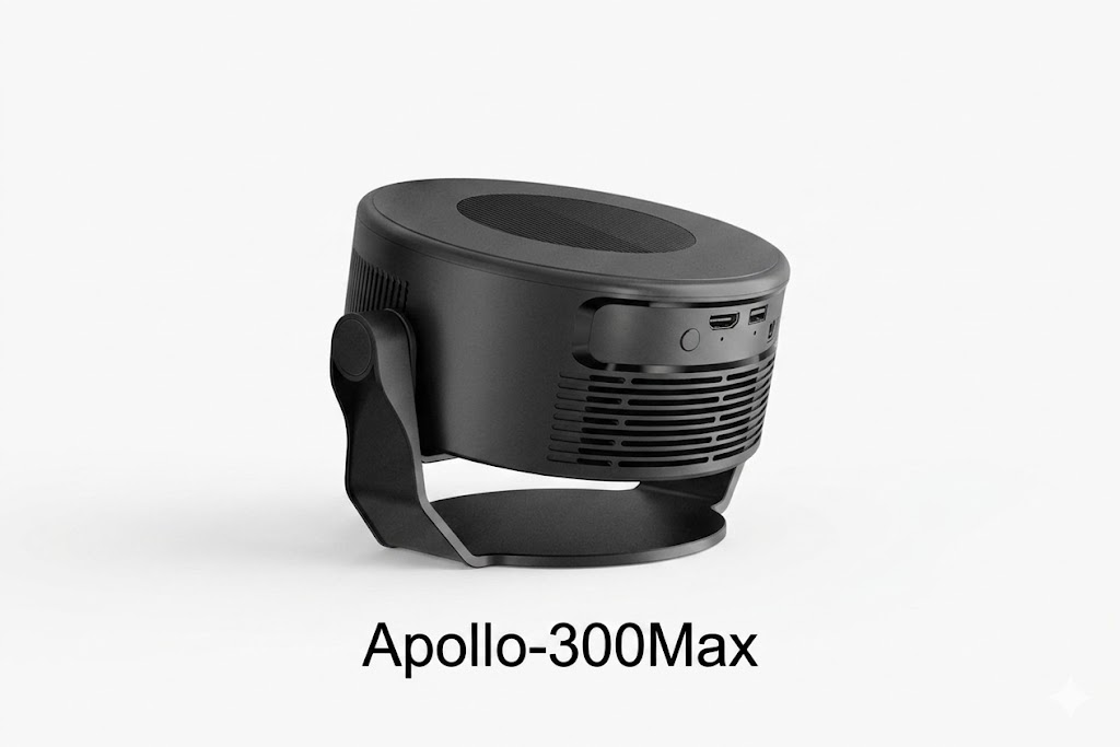 Máy Chiếu Mini Apollo 300MAX – Android 14, Siêu Nét, Hỗ Trợ 4K Chính Hãng - Hàng nhập khẩu