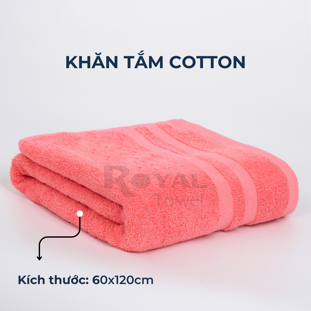 Khăn tắm cao cấp 100% Cotton Siêu thấm hút, không phai màu, kháng khuẩn Dùng cho Gia đình, khách sạn