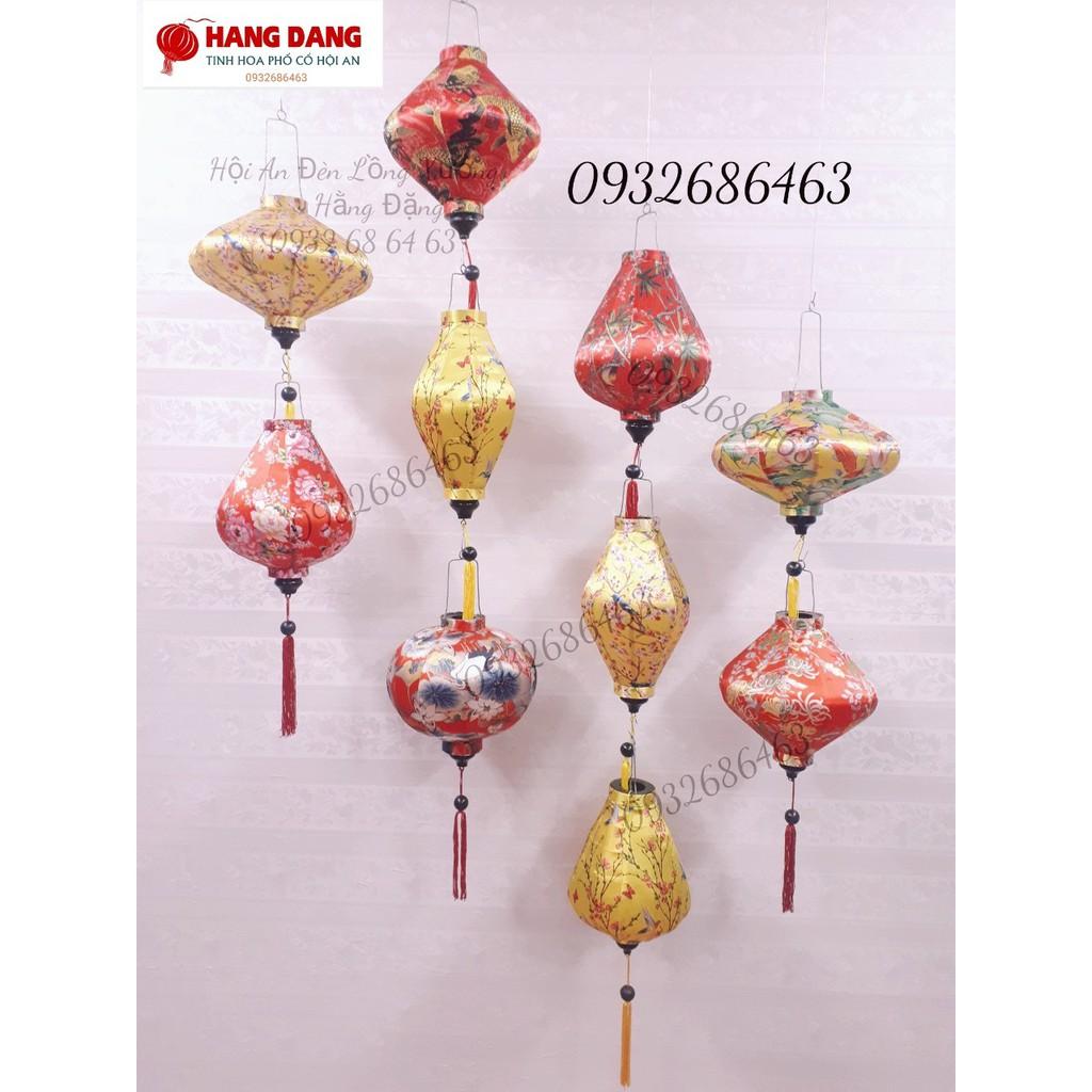 Đèn lồng Hội an DÁNG TỎI hoa vănGIÁ XƯỞNG size30cm,35cm,45cm họa tiết hoa văn chống nước tốt, giá rẻ