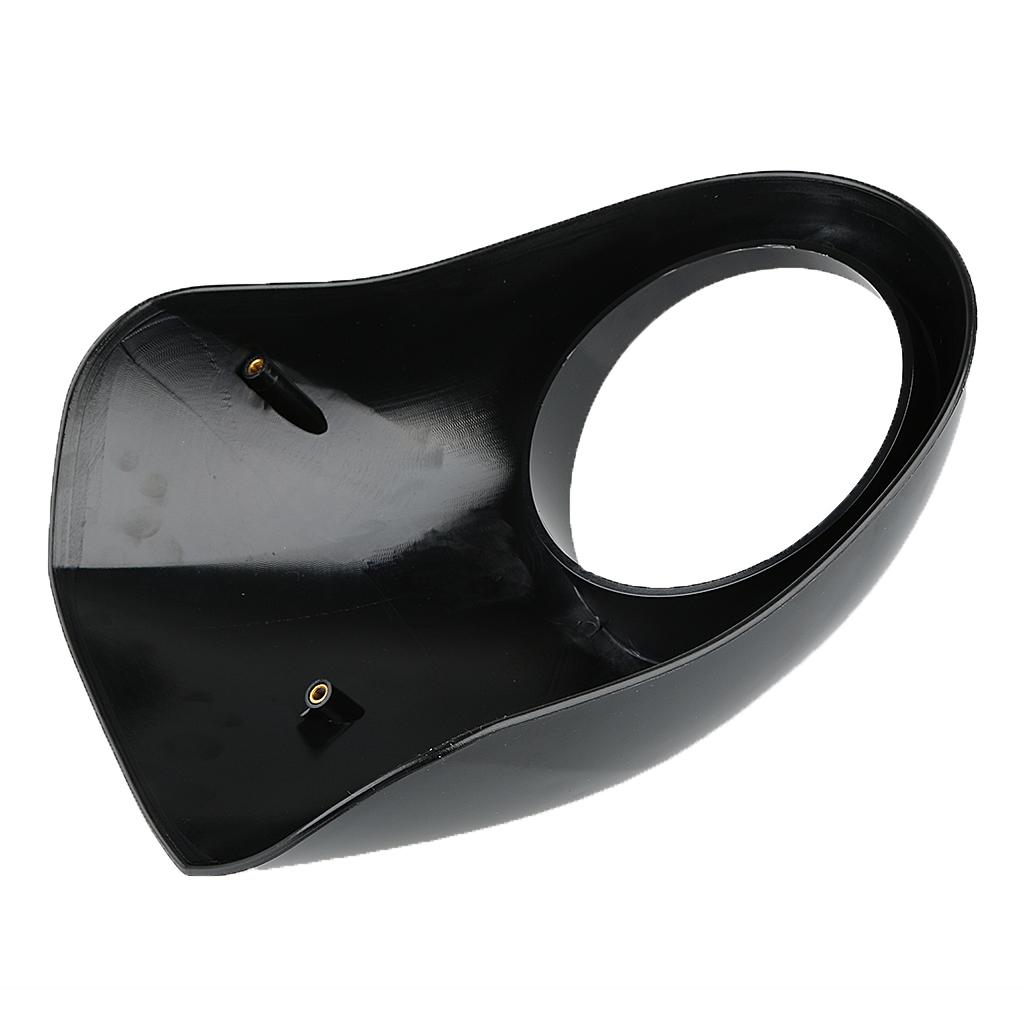 Plastic Motorcycle Cover Headlight Front Visor Fairing Accessory Black for