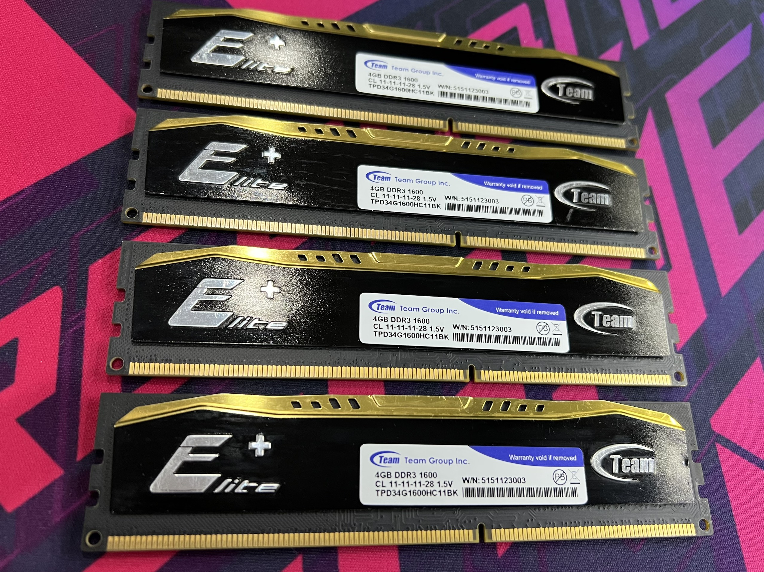 Ram Team Elite 4GB DDR3 Bus 1600MHz Tản Nhiệt - Hàng chính hãng