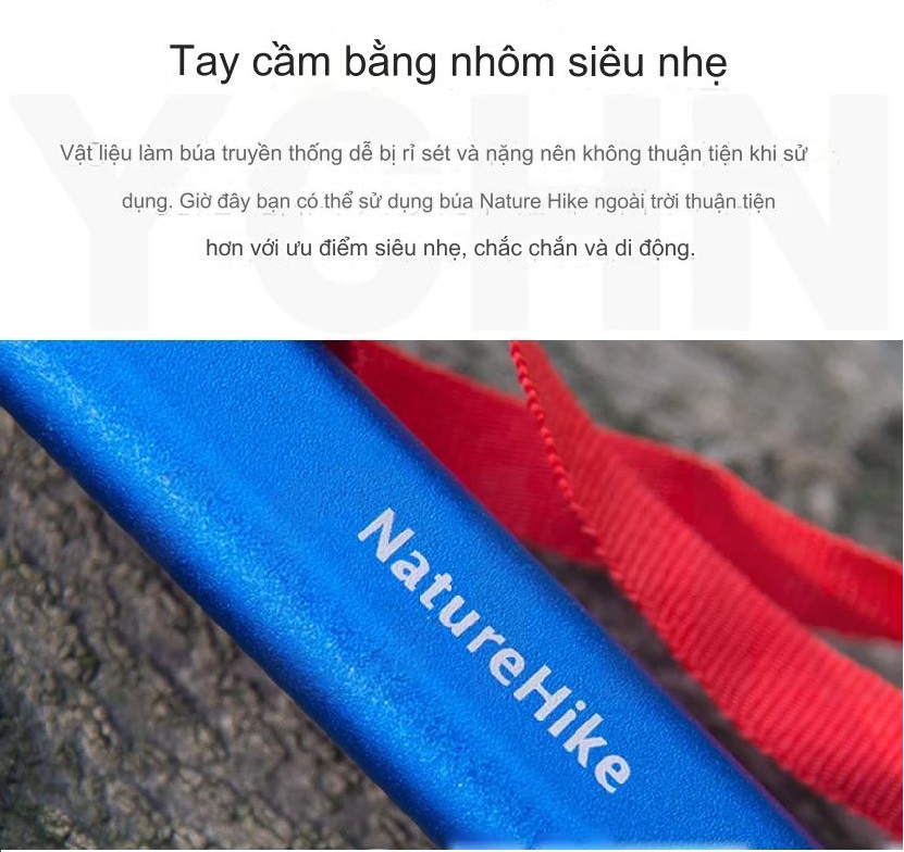 Búa Dã Ngoại Đa Năng Naturehike NH15A010-1 Hợp Kim Nhôm