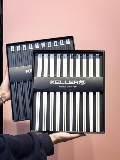 Set 10 Gác Đũa Inox 304 Keller Đức Hàng chính hãng