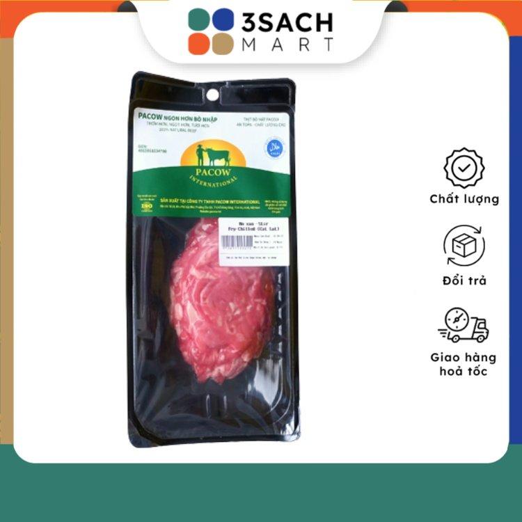 Thịt Bò Xào Pacow - gói 250gr - Sản xuất và bảo quản theo công nghệ Úc.
