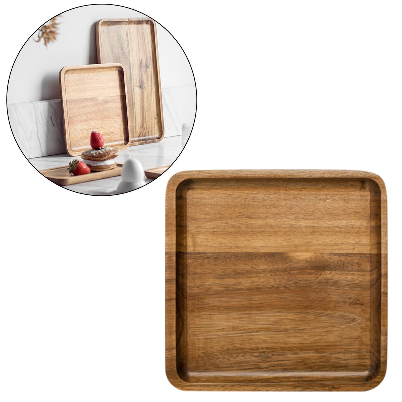 Bread Vegetable Trays Wooden Platter Fruit Cookie Platter