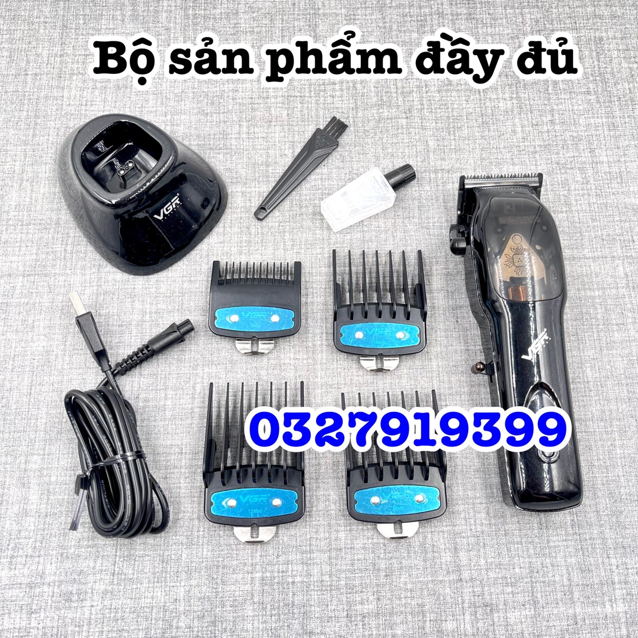 Tông đơ cắt tóc động cơ từ tính VGR 653