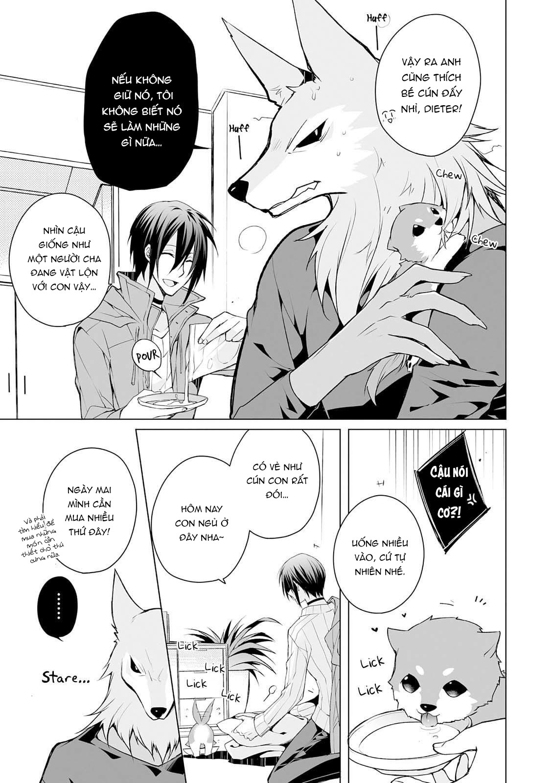 anh chàng người sói và tiểu thuyết gia lập dị chapter 7 11