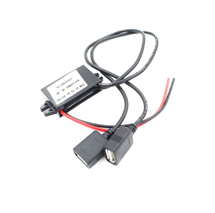 Bộ Đổi Nguồn 12V sang 5V,Đầu Ra 2 Cổng USB