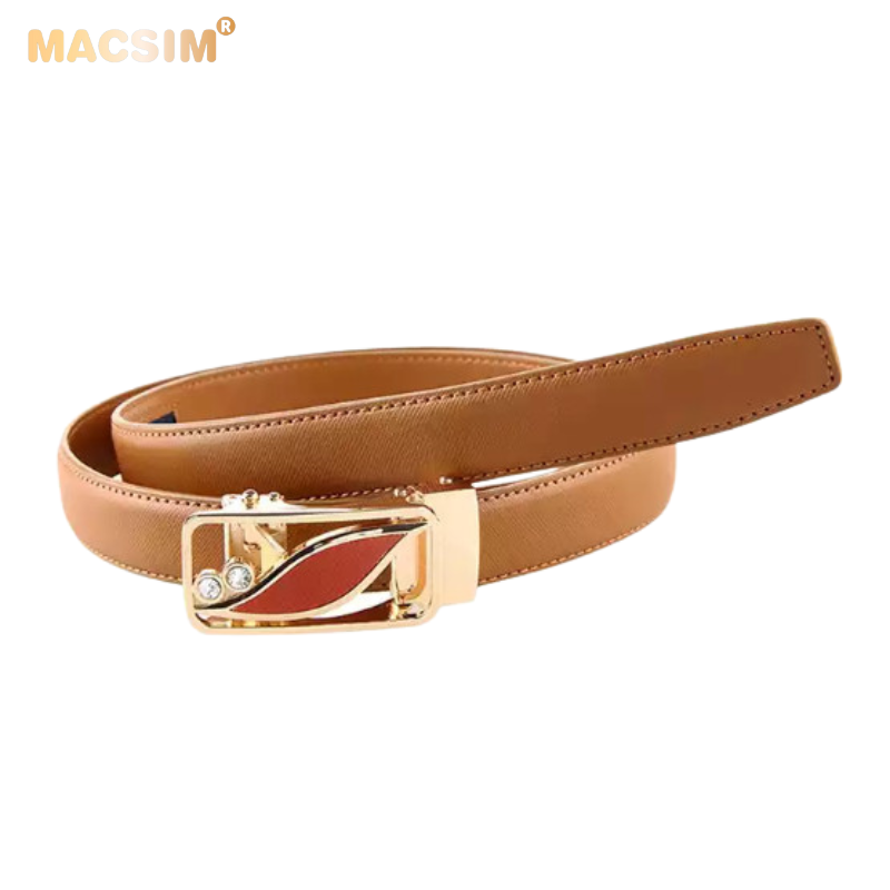 Thắt lưng nữ da thật cao cấp nhãn hiệu Macsim ts007
