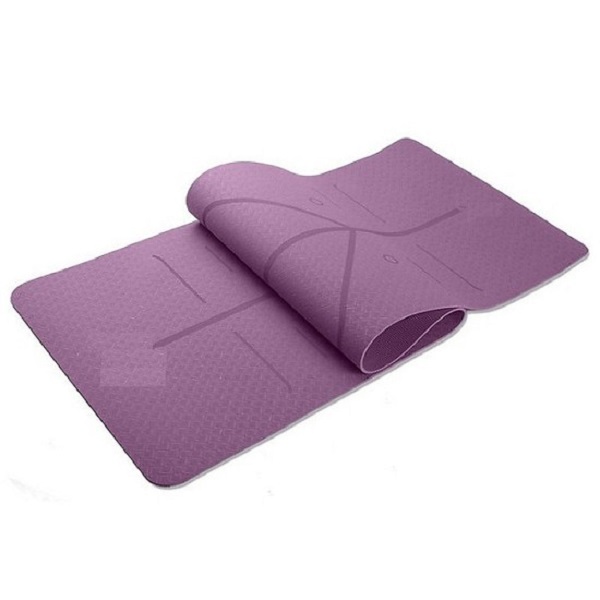 Thảm Yoga Định Tuyến 6mm 2 Lớp ( kèm túi đựng)