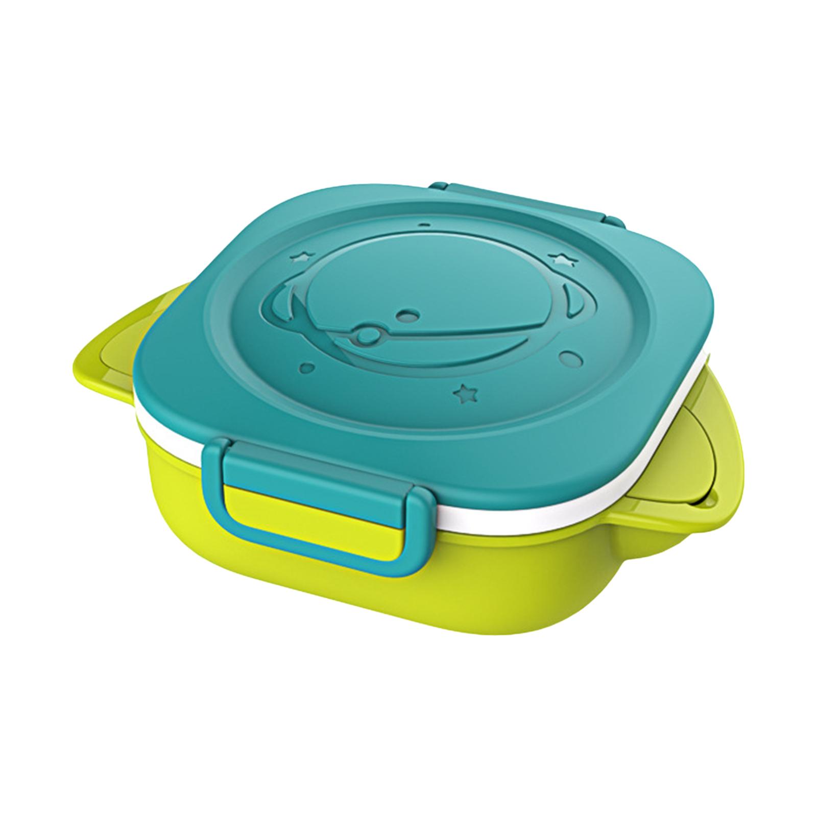 Hộp Cơm Bento 3 Ngăn Phong Cách Nhật Bản Bằng Thép Không Gỉ Chống Rò Rỉ 400Ml
