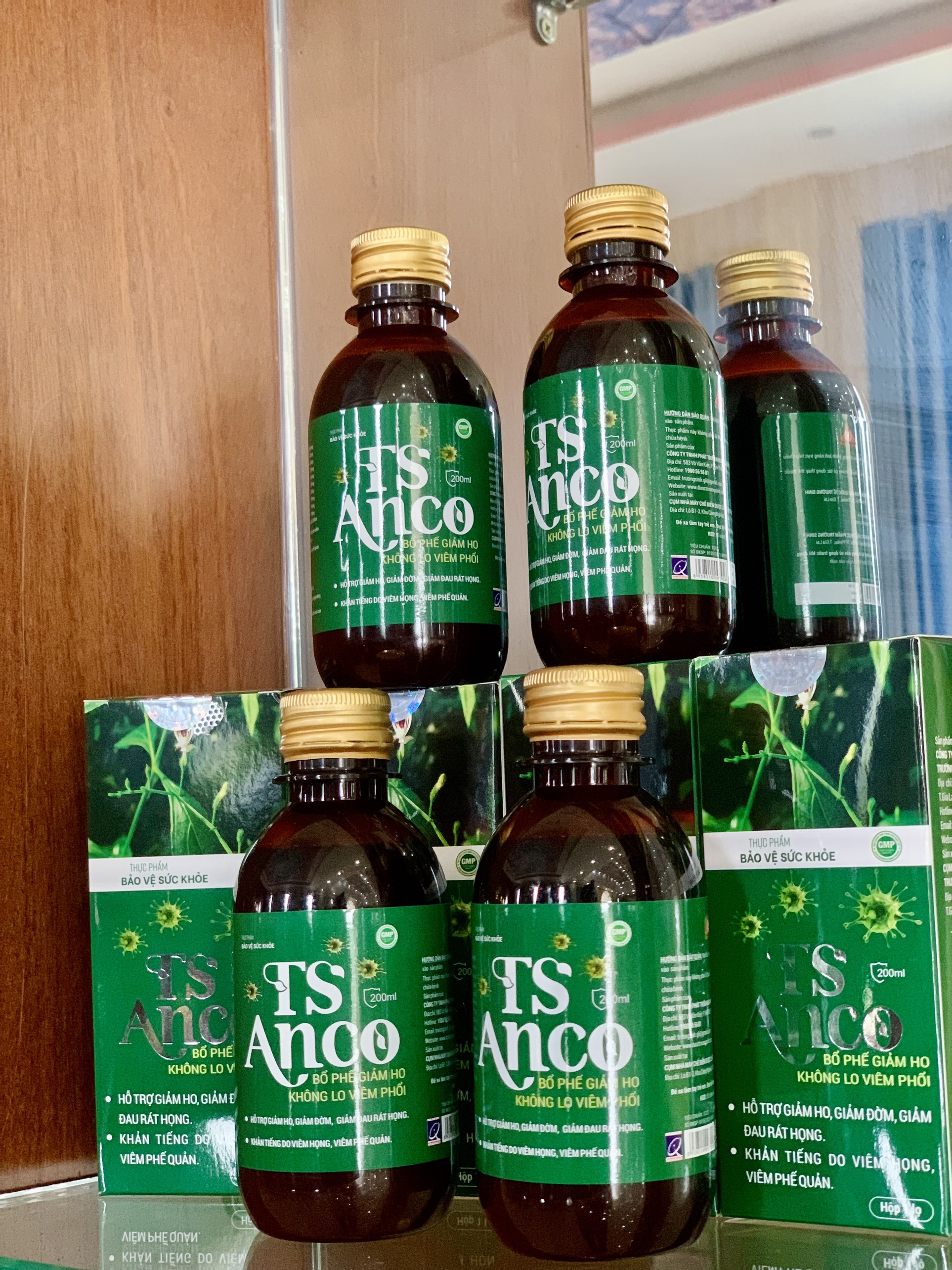 Bổ phế hỗ trợ giảm ho - TS ANCO - Lọ 200ml