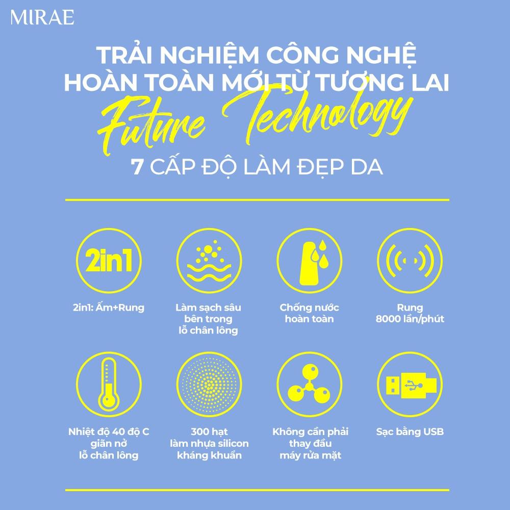 Máy Rửa Mặt MIRAE THERMAL SONIC FACIAL BRUSH chính hãng.
