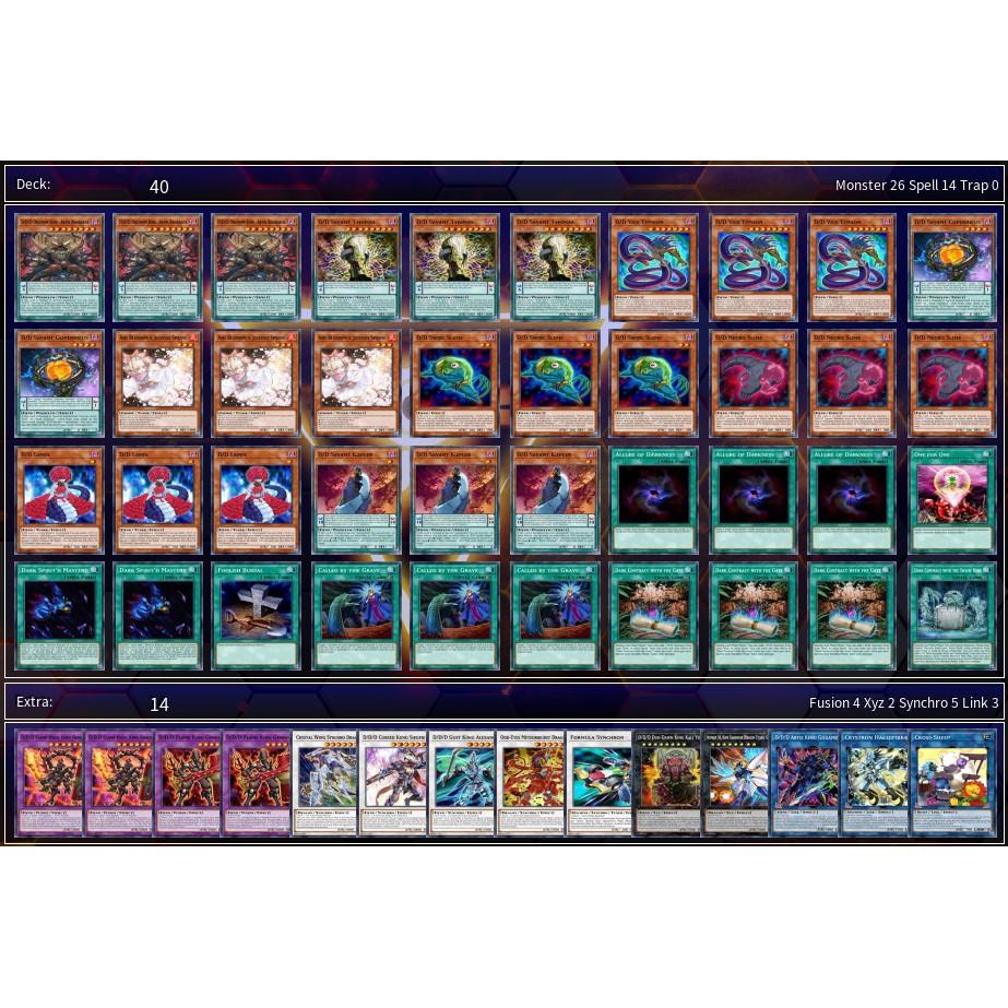 Bài Yugioh ️️ Thẻ bài Yugioh DDD Declan Akaba deck 54 lá