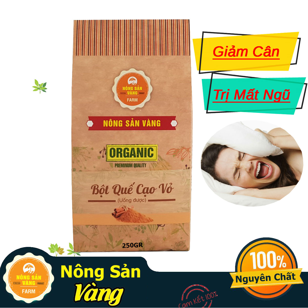 Bột Quế Nguyên Chất Cạo Vỏ (Uống) 250gr , làm bánh, nấu ăn, giảm cân, giảm mỡ bụng