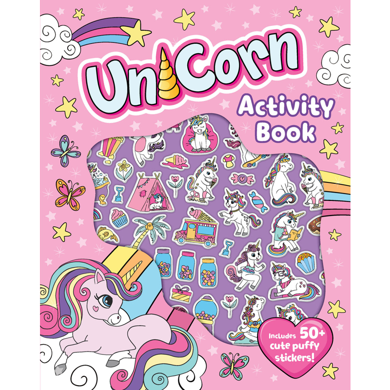 Sách Unicorn - Puffy Sticker Book