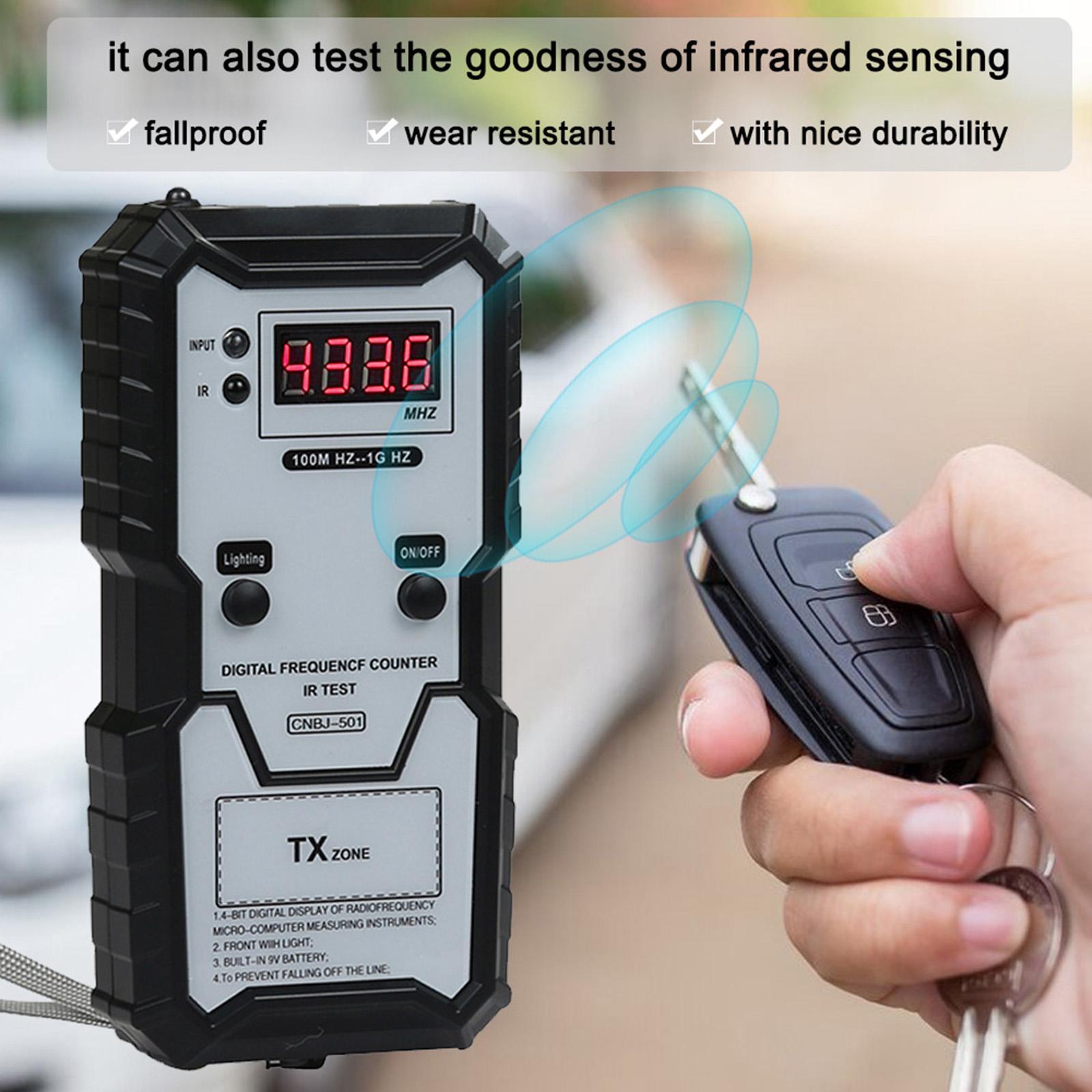 Car Remote Key Infrared Frequency Tester Auto Parts Portable Test Instrument