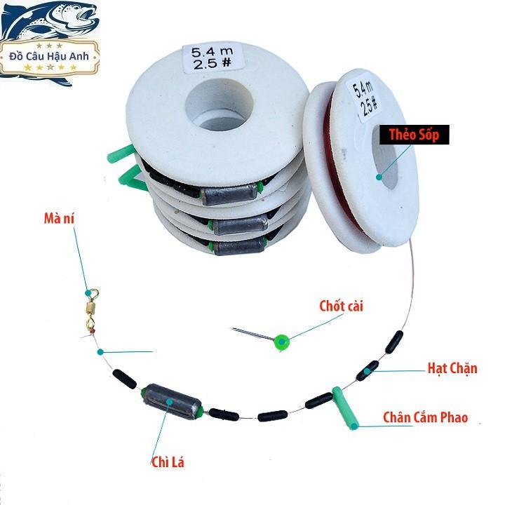 Dây Trục Câu Đài Buộc Sẵn Dây Câu Cá Tàng Hình Siêu Rẻ DC3