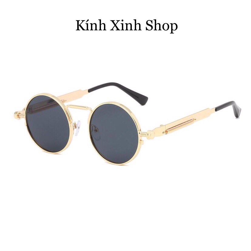 Kính râm mát Mắt tròn Hàn Quốc chống nắng lóa uv cao cấp