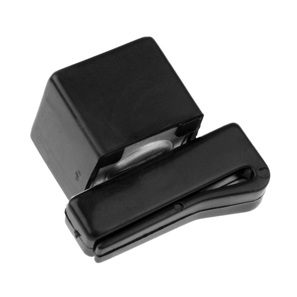 Pool Cue Chalk Holder with Belt Clip Tool And Cue Tip Scuffer Repairer