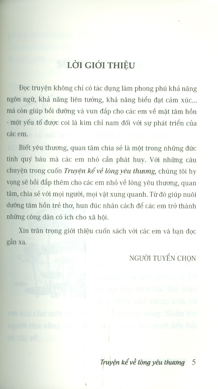 Truyện Kể Về Lòng Yêu Thương