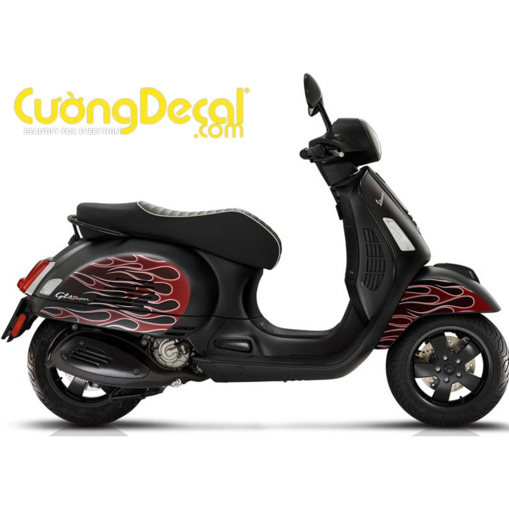 Bộ Decal tem xe Vespa GTS - Granturismo