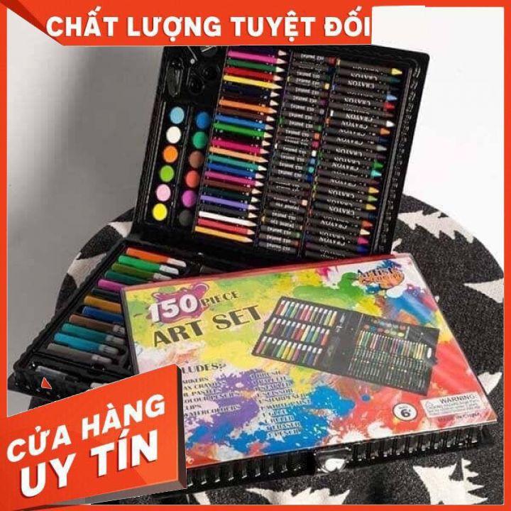 Bộ hộp màu 150 chi tiết cho bé tô vẽ thỏa thích (ảnh thật)