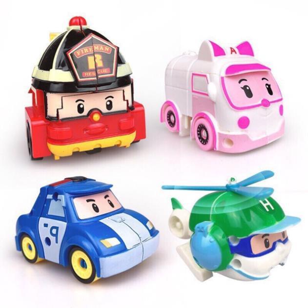 - Combo 4 Nhân Vật Robocar