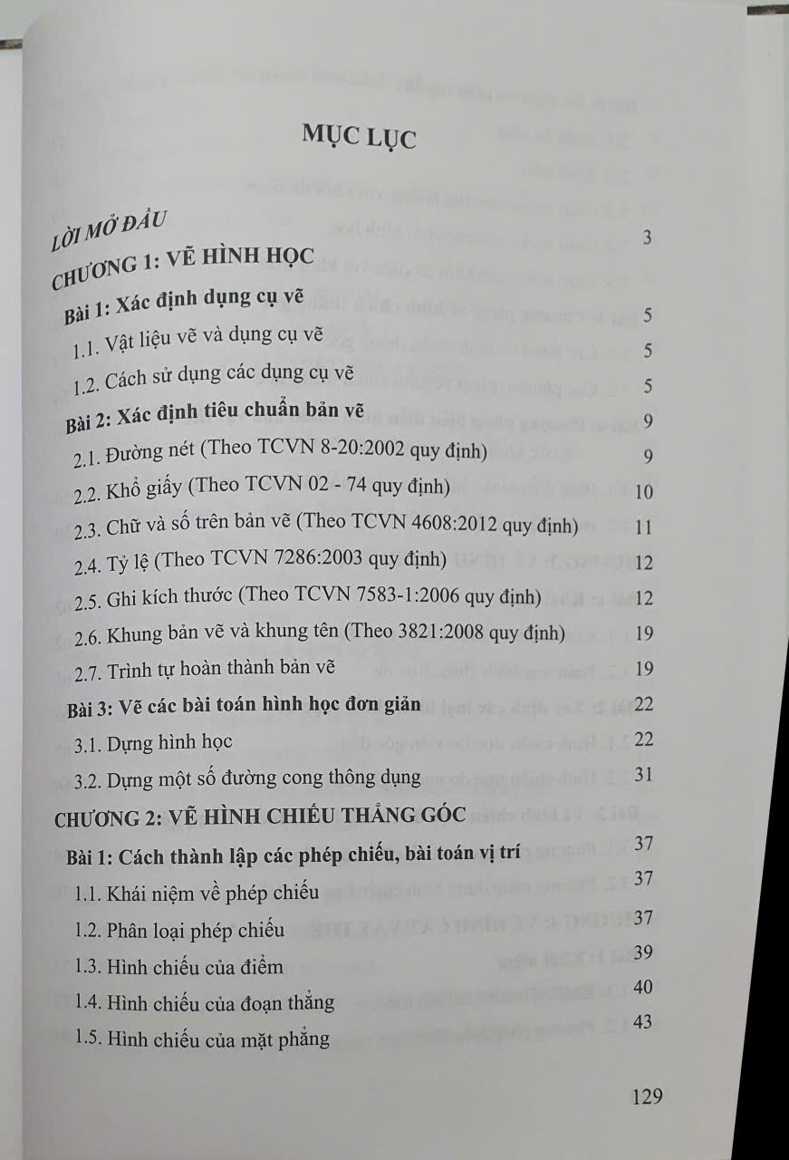 Sách - Giáo Trình Vẽ Kỹ Thuật Xây Dựng 1 – NXB Xây Dựng