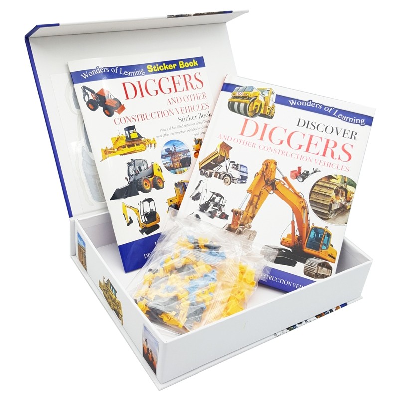 Wonders Of Learning Discover Diggers And Construction Vehicles
