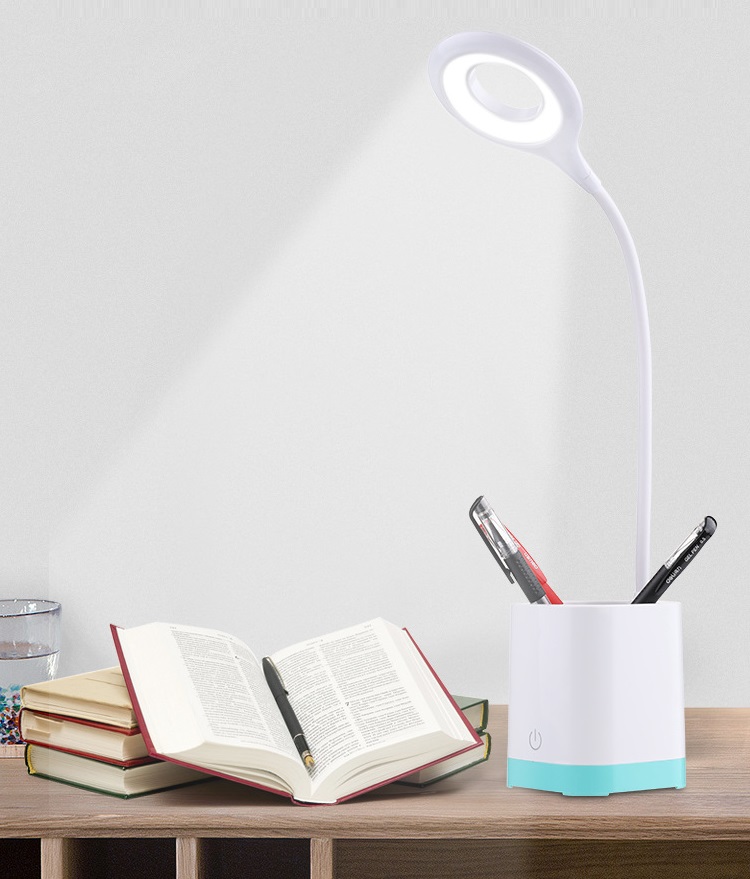 Đèn led để bàn đọc sách cắm USB pin sạc