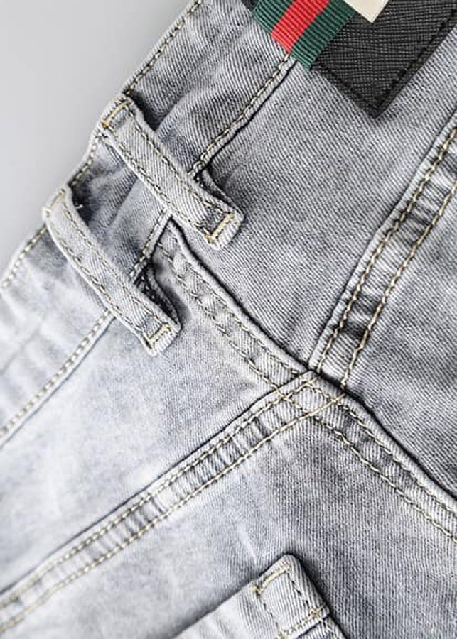 Quần Jeans Ghi Xám Dáng Ôm Ống Côn Thời Trang JEANXAM52 - Jean Xám