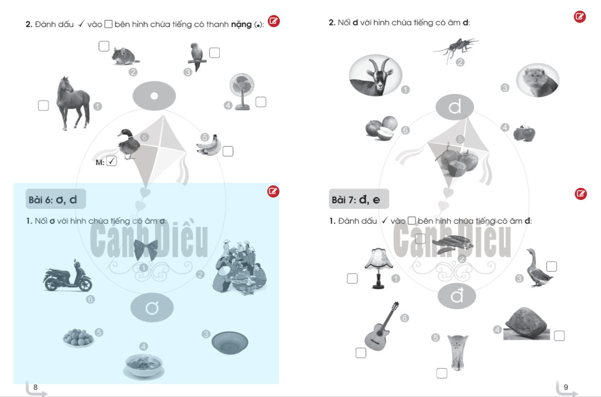 Vở Bài Tập Tiếng Việt lớp 1 - Tập 1 (Cánh Diều )