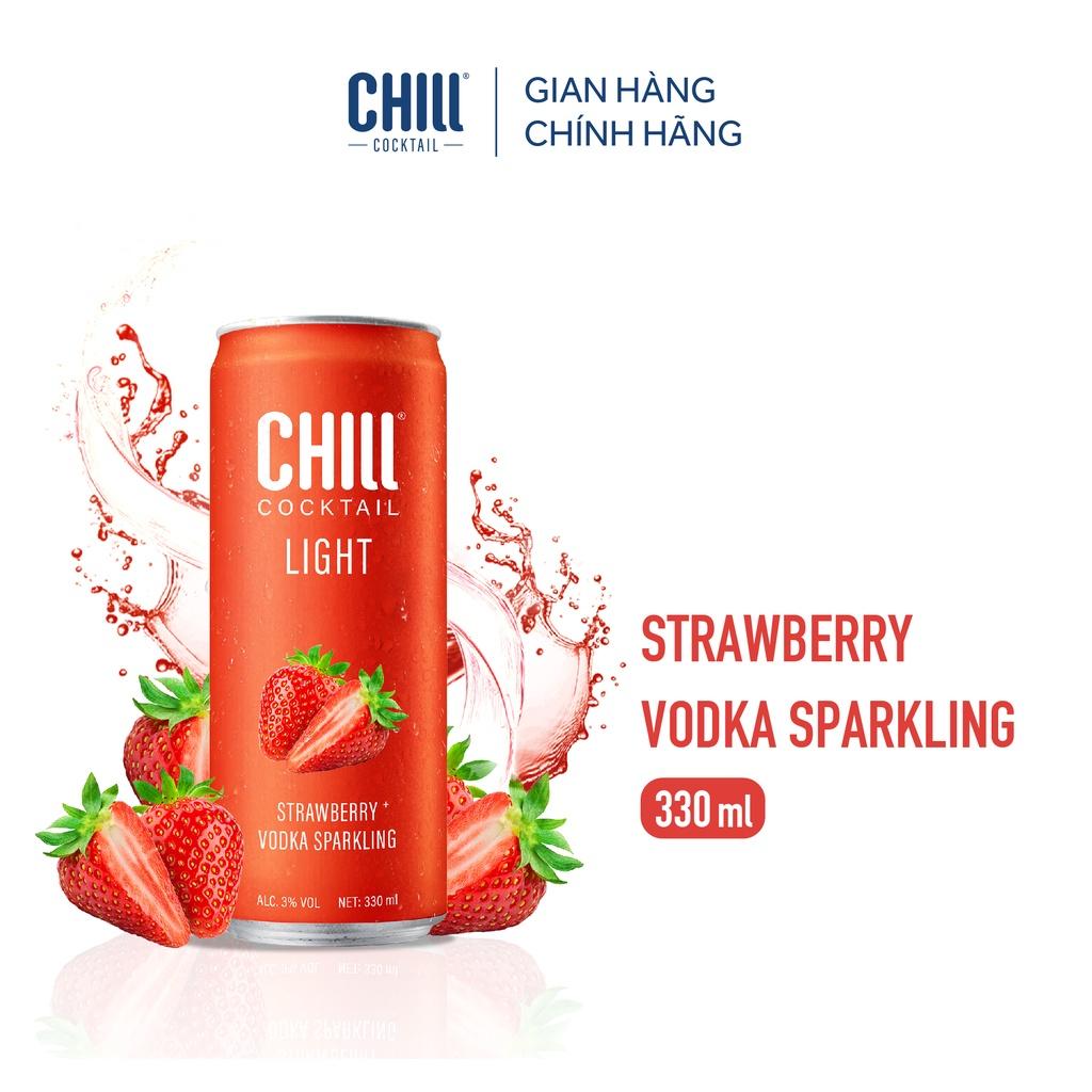 [BAO BÌ TẾT 2023] [MUA 2 GIẢM THÊM 60K] Thùng 6 lon Chill Cocktail mix vị 330ml/lon