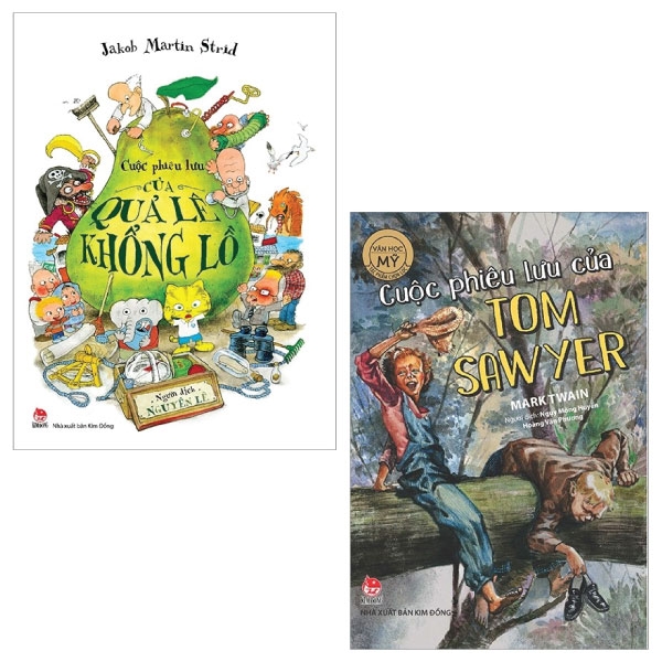 Combo Cuộc Phiêu Lưu Của Quả Lê Khổng Lồ + Cuộc Phiêu Lưu Của Tom Sawyer