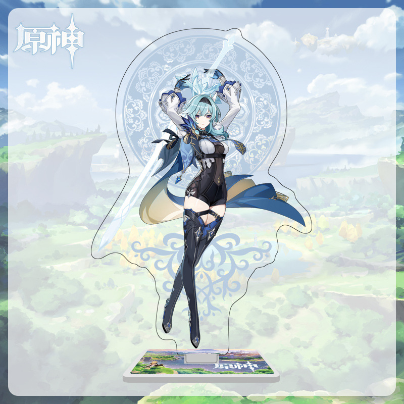 Mô hình Standee nhân vật Genshin Impact Anime dễ thương nhiều nhân vật cao 16cm