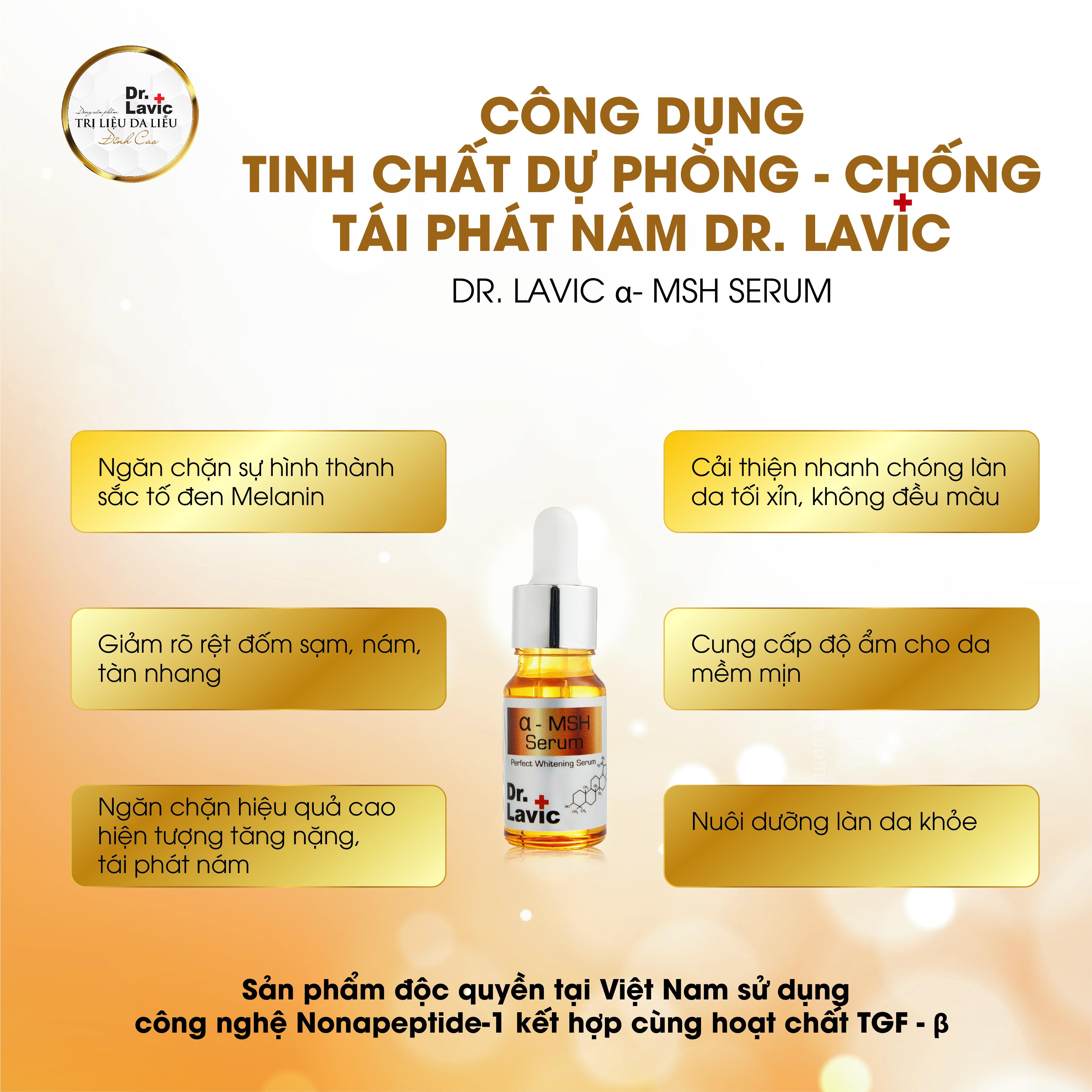 Tinh chất dự phòng - chống tái phát nám DR.LAVIC - Dr.Lavic α - MSH Serum