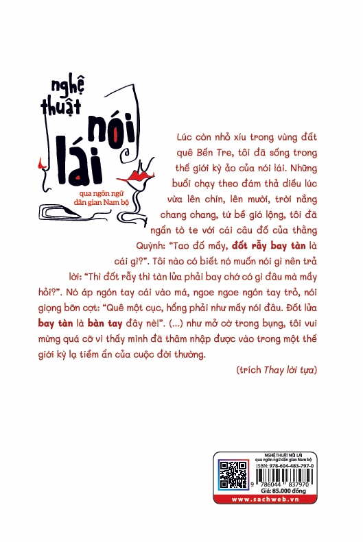 Sách Nghệ Thuật Nói Lái - Qua Ngôn Ngữ Dân Gian Nam Bộ