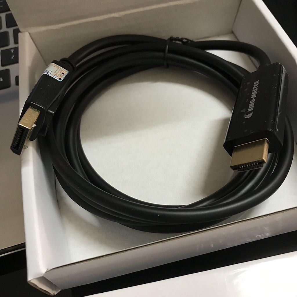 Cáp Displayport sang HDMI 1m8 Kingmaster KM 026