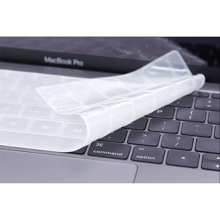 Miếng Lót Phủ Bàn Phím Màu Trong Suốt Cho Macbook