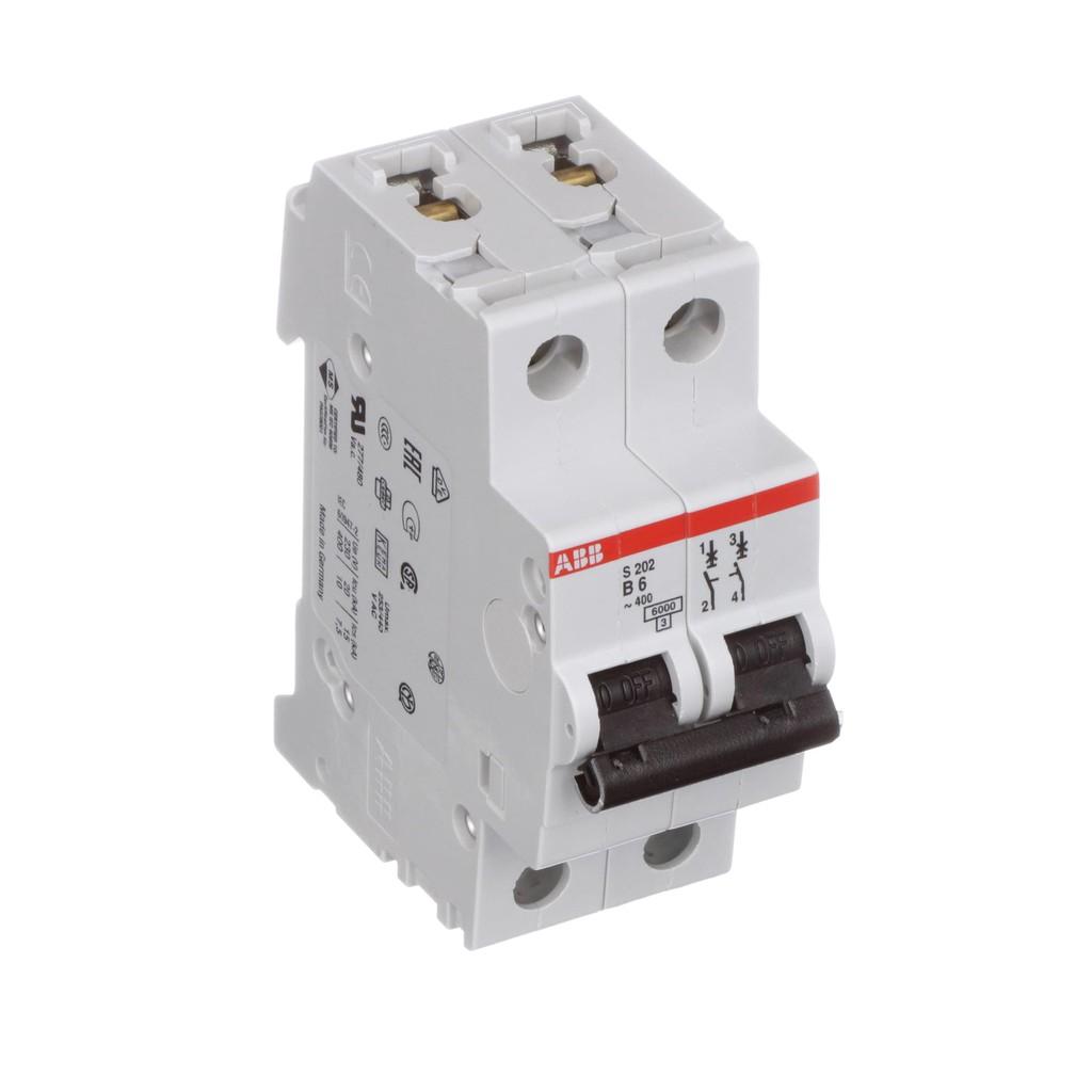 Cầu dao tự động ABB S202-B6 4.5KA 6A 2P