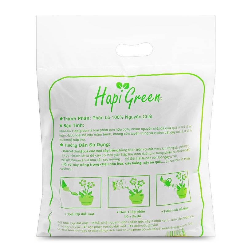 PHÂN HỮU CƠ - PHÂN BÒ HAPI GREEN PHÚ NÔNG 10DCM3