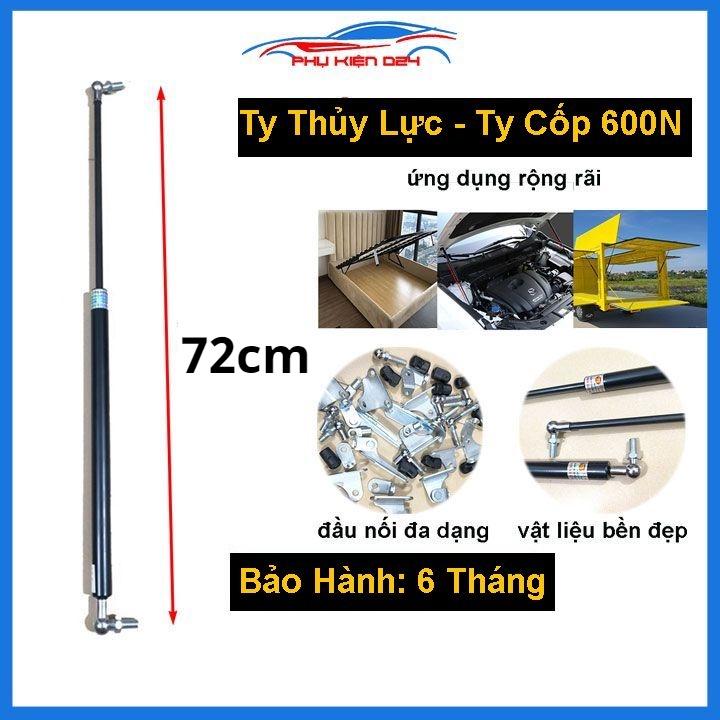 Ty thủy lực, tay nâng thanh chống cửa ty công nghiệp chịu lực 600N-60kg dài 72cm (giá/1chiếc)