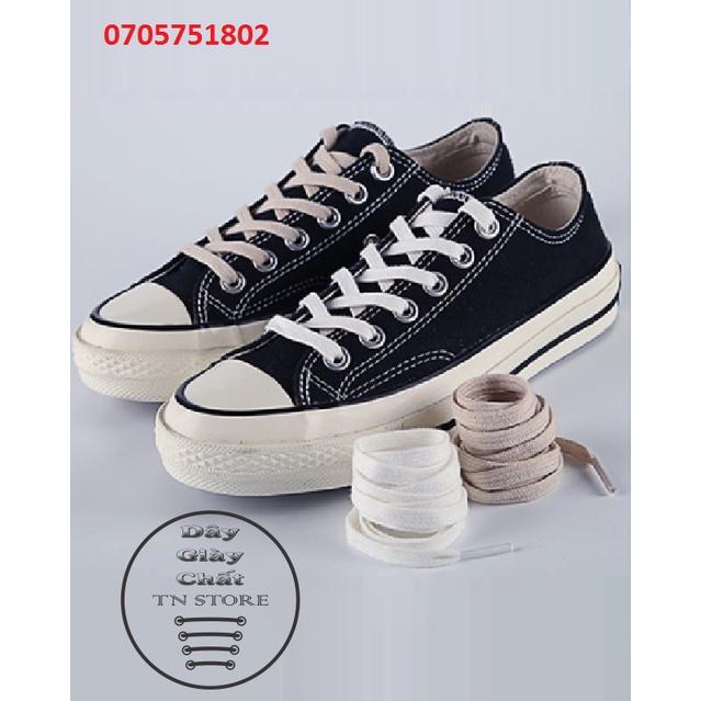 Dây giày dẹt converse Classic 1970s Cổ Cao và Thấp Chính Hãng Chuyên dùng Cho Giày Thể Thao Sneakers ( bán theo cặp