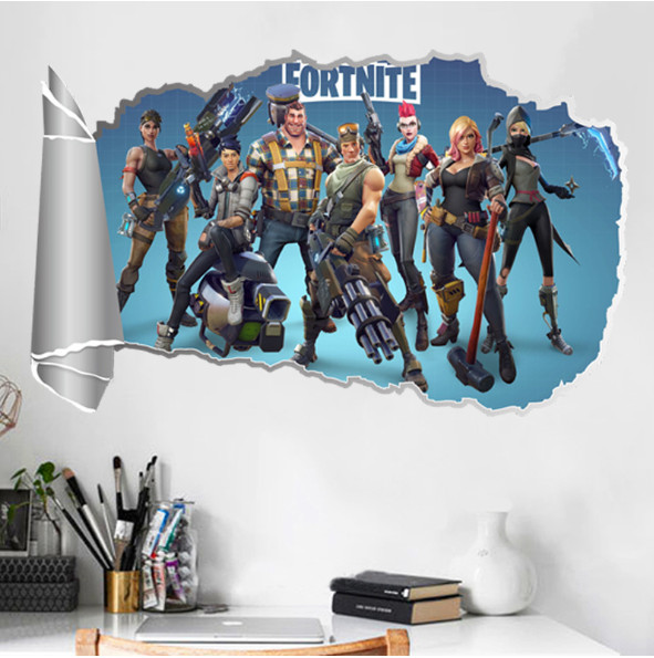 Decal trang trí tường - Vết nứt những chiến binh