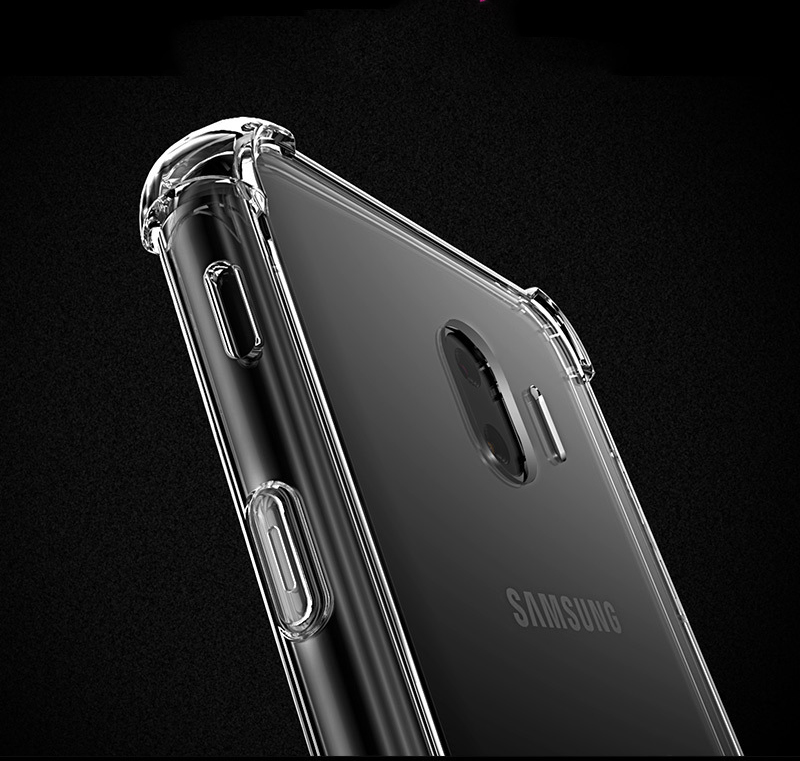 Ốp Lưng Viền Chống Sốc, Nhựa Dẻo Silicon Trong Suốt Dành Cho Điện Thoại Samsung
