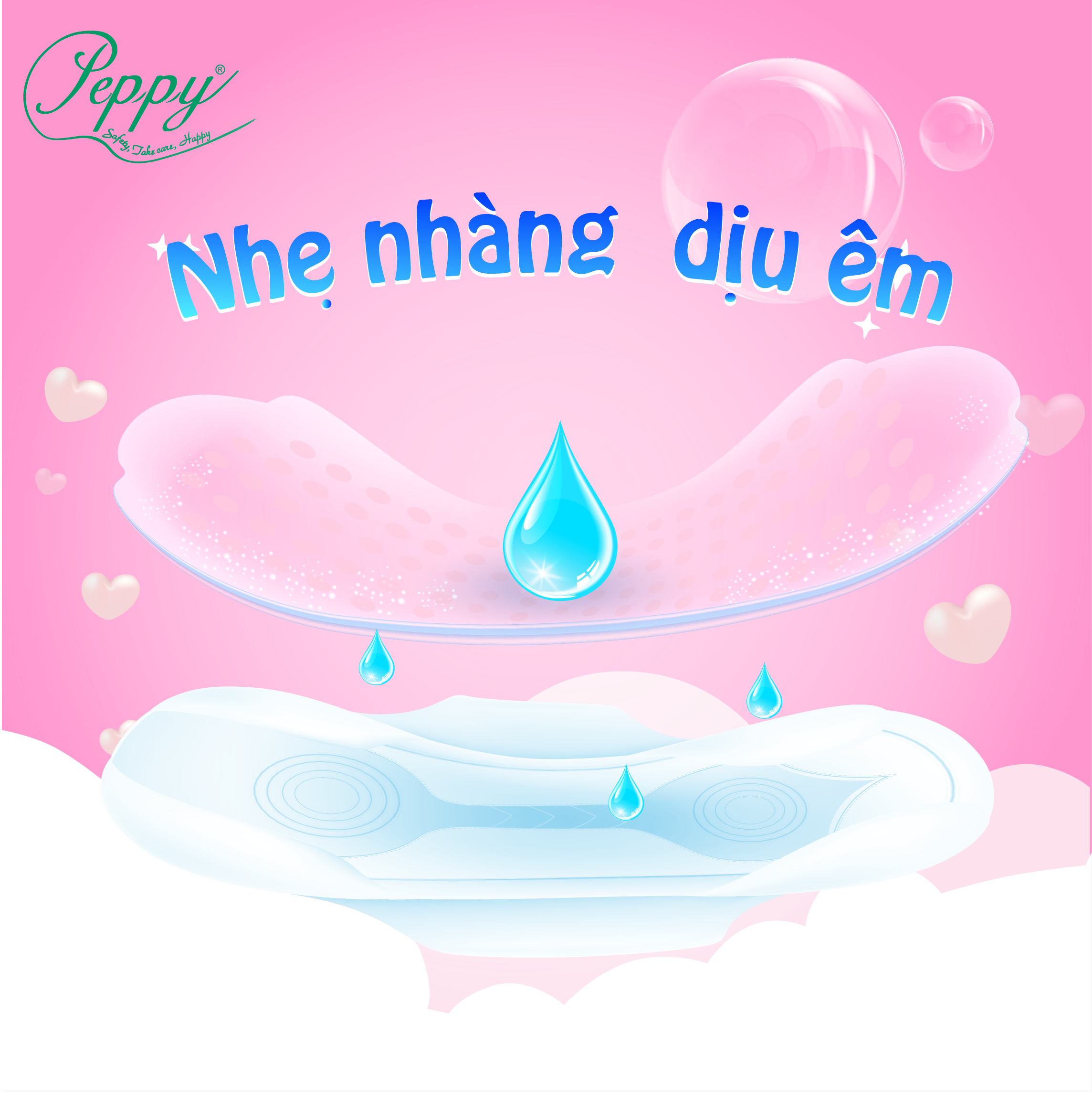 Băng vệ sinh AO2 siêu mỏng nhẹ mặt lưới có cánh - Dùng cho ngày , đêm 7 miếng/gói