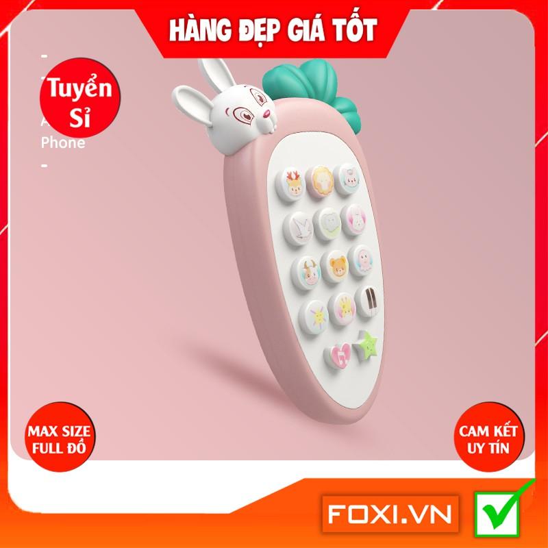 Điện thoại cà rốt-củ cải-thỏ đáng yêu Foxi-phát nhạc cho bé-Đồ chơi thông minh-phát triển IQ,EQ