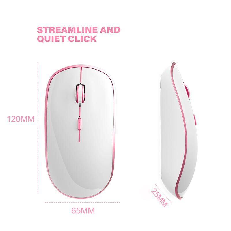 Chuột Không Dây Cho Laptop, 2.4G Với USB Nano 2400 DPI Di Động Di Động Quang Chuột Không Dây Chuột Cho Laptop, PC, Máy Tính mạc