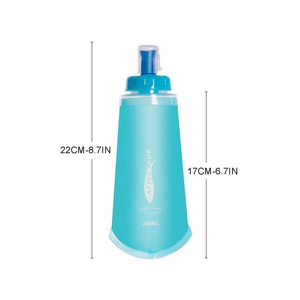 Portable Folding Water Bottle TPU Outdoor Sports Soft Water Bag Running Folding Water Bottle Hiking Camping Soft Flask Water Bag